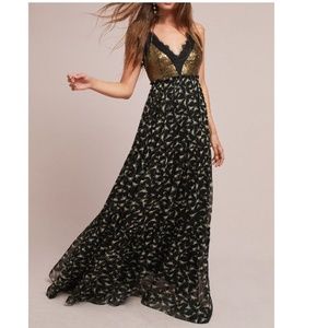 Anthropologie Lakshmi Maxi Dress by Ranna Gill Size 4